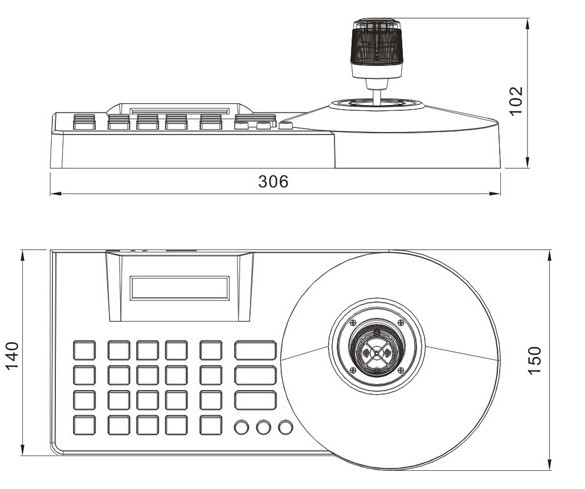 dimensión teclado