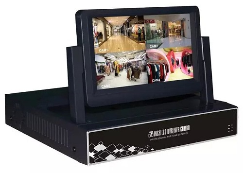 LCD NVR/DVR con monitor LCD incorporado