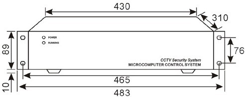 matriz de circuito cerrado de televisión grande