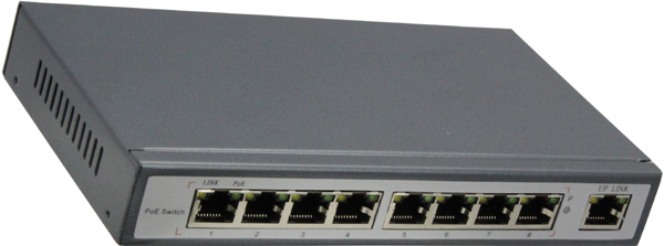 9-HAFEN 10/100 SWITCH mit 8-PORT POE: POE3108P