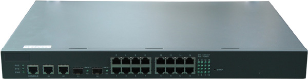 18-PORT 10/100 COMMUTATEUR AVEC 16-PORT POE: POE3116P