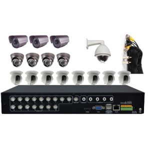 16Système de came CCTV DVR: HK-H5016F-kit