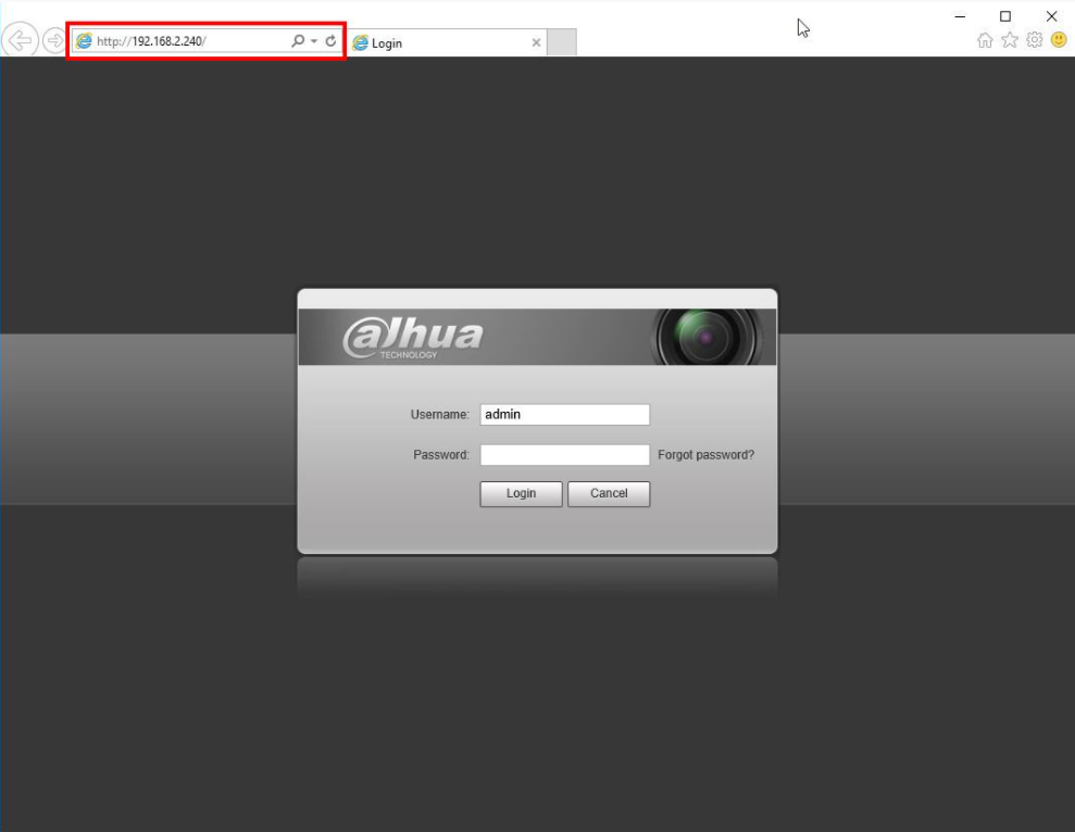 How to Reset Dahua IP Camera Password？