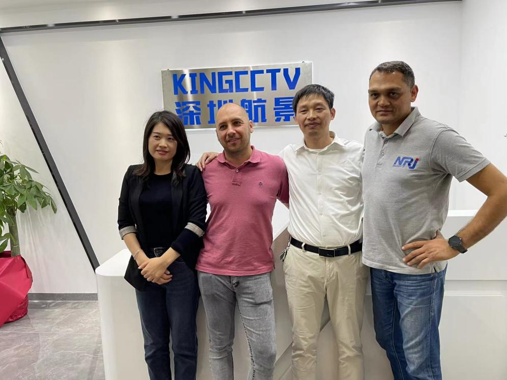 The CEO&CTO of NRJSoft visiting KingCCTV